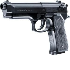 Umarex Pack Beretta Mod.92 FS Spring Noir Culasse Metal Ressort 0.5 Joule + Sachet 2000 Billes en 0.20G (LYNXAB, neuf)