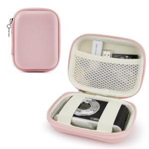JYNVO Petit sac pour appareil photo num&eacute;rique, adapt&eacute; &agrave; l'&eacute;tui de protection &eacute;tanche pour appareil photo Sony Canon Fuji, mini bo&icirc;te antichoc pour appareil photo,rose (CELTIC MANUFACTURING, neuf)