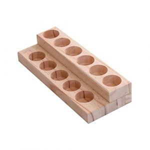 FRCOLOR Étagère De Rangement En à Pour Huiles Essentielles Organisateur De Bureau En Boîte De Stockage É égante Support D'affichage Pour Huiles Essentielles Et (Laners, neuf)