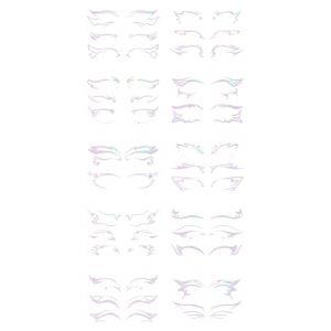 Autocollants De Tatouage De Maquillage Des Yeux Waterproof Autocollants De Maquillage Des Yeux Pour Les Fêtes, Les Mariages Et Les Mascarades (Crown Tias trade, neuf)