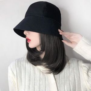 Casquettes de pêcheur respirantes avec cheveux synthétiques attachés, solution de coiffure sans effort, tenue décontractée pour les occasions décontractées (YangMPretty, neuf)