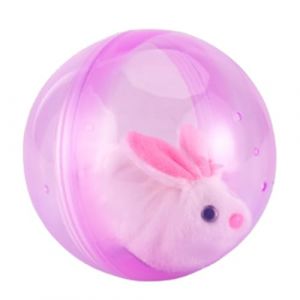 Zasdvn Jouet De Boule De Lapin en Cours D'ex&eacute;cution, Jouet De Chien De Boule Roulante &Eacute;lectrique, Lapin &Eacute;lectrique Mobile Automatique pour Chats Et Chiens (hubeiningpinghuishangmaoyouxiangongsi, neuf)