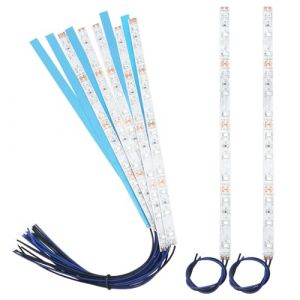 YIXISI 10 Pi&egrave;ces 200mm Pr&eacute; C&acirc;bl&eacute;es LED SMD, Mod&eacute;lisme, 12-18V Bandes, 2335 SMD, Bleu (YXS-DE, neuf)