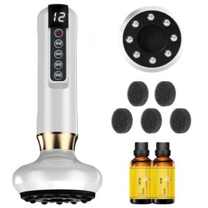 Masseur Anti Cellulite,Ventouses Electrique Anti Cellulite,Masseur De Cellulite à Main électrique,Masseur De Graisse Corporelle Réglable à 12 Niveaux Pour L'abdomen,Les Cuisses (A) (Vendeur professionnel-FR, neuf)