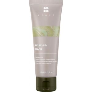 BRMUD Relief Mud Mask - Celeb's Choice Mask - Body Mud Hydrating & Moisturizing Deep Pore Cleanser Face & Body Mask w/ 91.8% Nature-Derived Ingredients - K Beauty Body Mud 110ml (3.72 fl oz) (Premier Europe, neuf)