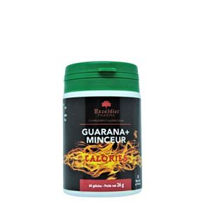 Exceldiet Pharma | Fat Burner &ndash; Guarana + Minceur &ndash; Br&ucirc;leur de Graisse, &Eacute;nergie & Vitalit&eacute; &ndash; Soutien &agrave; la Perte de Poids &ndash; 60 G&eacute;lules Caf&eacute;ine &ndash; Br&ucirc;leur & Coupe-Faim Naturel (EXCELDIET PHARMA, neuf)