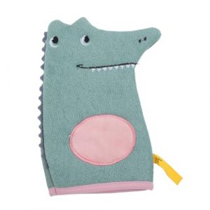 WOFASHPURET de Bain Gar&ccedil;on Fille Cartoon Doux et Toilette pour et Gar&ccedil;on Fille Lavage Facile et Exfoliant Vert (Leiyun, neuf)