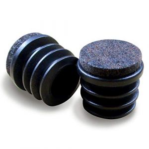 Ajile&reg; - 16 pcs - Protection Anti-Rayure & Anti Bruit pour Meubles - Patins avec Semelle Feutre - Embout &agrave; Ins&eacute;rer pour Pieds de Chaise, Canap&eacute;s, Tables, Tout Mobilier - &Oslash; Ext.Tube 16mm (ajile - Fabricant Fran&ccedil;ais de Quincaillerie, neuf)