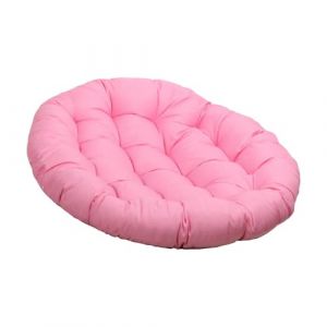 Coussin Fauteuil Suspendu, Chaise D'oeuf Suspendue Coussin Chaise, Coussin Fauteuil Jardin Rond, Coussins de Chaise D'oeuf Suspendus,Coussin Balancell Lavable pour Intérieur et Extérieur, Rose (Grand Plaisir 360, neuf)
