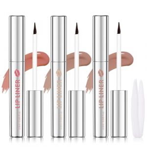 Erinde Lot de 3 crayons à lèvres Peel Off - Imperméable et durable - Tatouage non collant - Finition mate - Naturel - Haute pigmentation - Résistant à la transmission (erinde, neuf)
