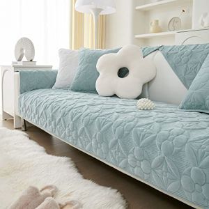 WYJHNLBEDC Housse De Canap&eacute; d'angle, Couvre/Jete/Protege De Canape 3 Places, Housse Bz/Fauteuil/Clic Clac 2 Places Convertible, Protection Canap&eacute; Chat Chien (Absolutely perfect, neuf)