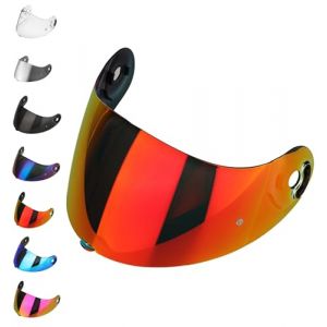 EvoParts Visi&egrave;re compatible avec X-lite x803 &ndash; x802 &ndash; x802r &ndash; x802rr &ndash; x702 &ndash; x661 &ndash; x603 (sans x804) pinlock pr&ecirc;t (rouge) (Casco Store, neuf)