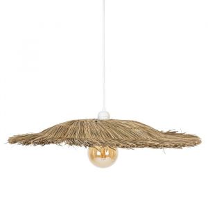 Paris Prix Atmosphera Créateur d'intérieur - Lampe Suspension Paille Yoni 58cm Naturel (Paris Prix, neuf)