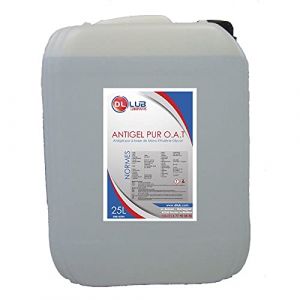 DLLUB - ANTIGEL Pur O.A.T - MEG (Mono Ethylène Glycol) - 25 litres, Incolore (DLLUB SAS, neuf)