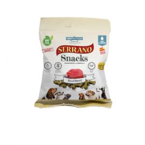 Mediterranean Natural Serrano | Collations pour chien | Prix de dressage | Semi-humide | diff&eacute;rentes saveurs | 25 x 85 g | (25 x 85 g, veau) (ct-pets, neuf)