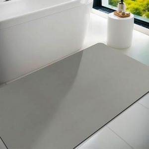 Dolic Tapis de Bain Tapis Salle de Bain en Caoutchouc, Anti-D&eacute;rapant, Fin, Absorbant, S&eacute;chage Rapide, R&eacute;sistant aux Taches pour Sol de Salle de Bain, Baignoire et Douche - Usage Int&eacute;rieur et Ext&eacute;rieur (YLIFE-HOME, neuf)
