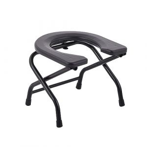 Chaise Perc&eacute;e Toilette, Si&egrave;ge Toilette Pliable Chaise D'aisance Anti-D&eacute;rapant, Chaise Pot Chambre Adulte, Multi-usages Facile &agrave; Laver Si&egrave;ge Toilette Accroupi pour Personnes &acirc;g&eacute;es Si&egrave;ge, hauteur 30CM (oshhnieu, neuf)