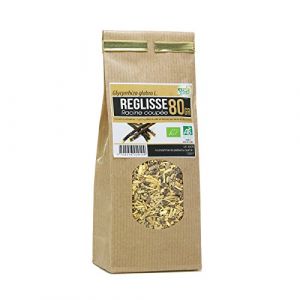 Tisane Reglisse racine Bio (Glycyrrhiza glabra) - 80 gr (Eml Distribution, neuf)
