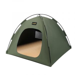 SOLAPOLLO Nid pour animaux de compagnie, tente pour chat et chien, quatre saisons universelles, d&eacute;tachable, pliable, portable, tente de voyage ext&eacute;rieure pour prot&eacute;ger du soleil (Vert, S) (Joe and Qing, neuf)