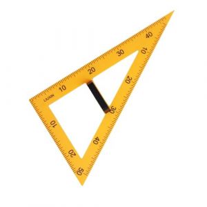 JISADER &Eacute;quipement de g&eacute;om&eacute;trie math&eacute;matique, r&egrave;gle d'enseignement multifonction de grande taille, aide &agrave; l'enseignement des dessins, tableau blanc de bureau, triangle de 60 degr&eacute;s (JIAPpin, neuf)