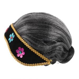 SAFIGLE Déguisement De Mamie Pour Garçon Fille Avec Perruque Grise Accessoire De Costume Pour Halloween Et Théâtrales (Grand Di, neuf)
