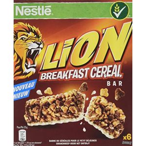 LionNestle 6 Barre de C&eacute;r&eacute;ales 25 g - Lot de 8 (tmt web, neuf)