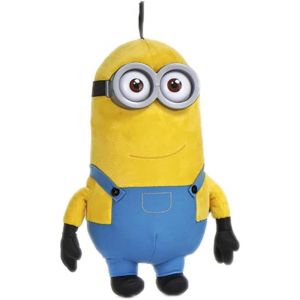 Play by Play Minions Rise of Gru Minions Peluche Premium Doudou Nouveau Choix Bob, Otto, Kevin, Stuart, Dave avec yeux en PVC Licence Originale (Kevin 33 cm) (FLOWTOYS, neuf)