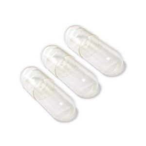 Vivameo 500 gélules vides gélatine dure HGK taille 000 transparent (sans goût, sans colorants) gélules vides avec certificat qualité pharmaceutique (VIVAMEO, neuf)