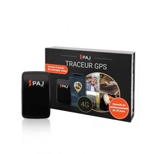 PAJ GPS Allround Finder vocaux 4G - Traceur GPS pour Voiture, Moto, Enfants, Seniors et Personnes atteintes de démence. Suivi en Temps réel, Messages vocaux, Bouton SOS, 40 Jours d'autonomie (PAJ  GPS, neuf)