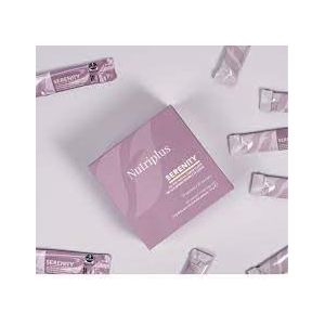 Thé Instantané NutriPlus Serenity, Arôme de Citron, 30 Sachets, 51g, Effet Brûle-Graisses (MaxSaleLTD, neuf)