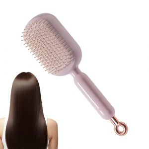 Bajbumgn Peigne Massage Cuir Chevelu | Outil Coiffant Rétractable Glissant,Brosse Démêlante Et Massante Capillaire - Pour Cheveux Bouclés Raides Secs Mouillés Adultes Maison Voyage Bureau (houcan, neuf)