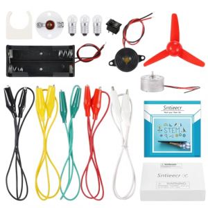 Sntieecr Kit de Moteur de Circuit &Eacute;lectrique, Kit de Moteur CC avec Petit Moteur, Kit de Circuit pour Enfants, Kits &Eacute;ducatifs Montessori, Projet STEM DIY (Sntieecr FR, neuf)