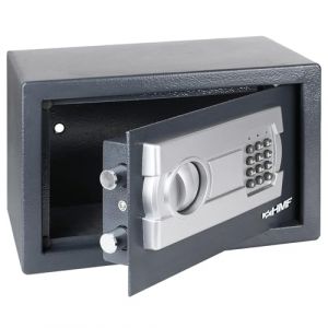HMF 4612212 Coffre-fort de meubles avec serrure électronique à combinaison | 35 x 25 x 25 cm | Anthracite (hmf_shop, neuf)