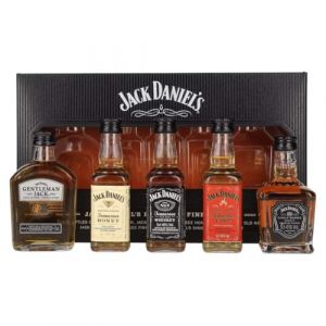 Jack Daniel's FAMILY OF FINE SPIRITS 39% Vol. 5x0,05l in Giftbox (delicando, neuf)