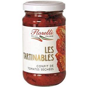 FLORELLI - Pasta Et Bruschetta Confit De Tomates S&eacute;ch&eacute;es 190G - Lot De 2 - meilleure offre (A TA PORTE, neuf)