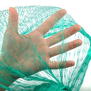 KINGLAKE Filet pour Jardin 4x10m - Vert Filet Anti-Oiseaux, Filet de Protection pour Prot&eacute;ger Les Arbres fruitiers, Les l&eacute;gumes, Les Cultures, Les Pois et Les Haricots, Mailles Fines de 15 x 15 mm (JH Gardening, neuf)