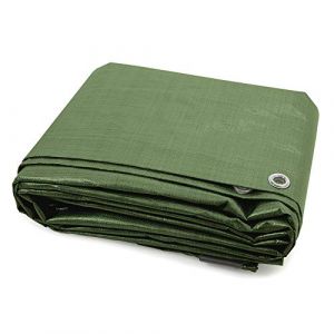 jarolift Bâche De Couverture De Piscine, Bâche Tissée en Polyéthylène 90 g/m², Imperméable À l'eau Résistant À La Moisissure Indéchirable, 4 x 8 m, Vert (Jalousiescout Shop, neuf)