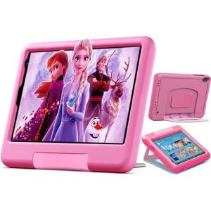 Tablette Enfants 8 Pouces 6Go RAM + 128Go ROM (TF 1To) Android 13 GMS Certified, Logiciel Enfant Pré-Installé, Éducative, Contrôle Parental,WiFi,4000mAh, Tablette Tactile avec Kid-Proof Étui -Rose (HaiLi Shop, neuf)