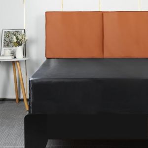 Lirex Drap Housse Satin 140x200cm, pour Matelas Jusqu'&agrave; 35 cm, Drap de lit en Satin de Soie Polyester Lisse Respirant, Noir (J&D Tech FR, neuf)
