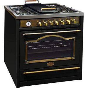 Kaiser HGE 93555 Em Gaz Electrique Cuisinière 90cm/Four électrique/Cuisinière/115L / Plaque de cuisson au gaz/ 4,5 Kw WOK/ 8 fonctions/Autonettoyage/Gaz naturel et propane possibles/Qualité de luxe (elektroniks-home, neuf)