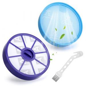 Kigniote Lot de 2 Filtres HEPA pour Aspirateur Dyson DC19 DC20 DC21 DC29 - Filtre HEPA de Rechange pour Aspirateur à Main Dyson DC19 DC29 - Filtre avant et après moteur - Pièce de Rechange (HengLinMaoYi, neuf)