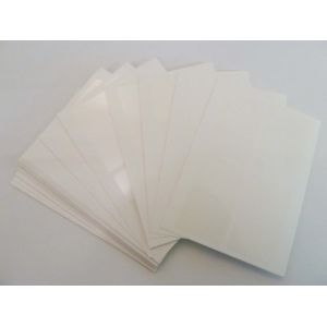 Auto-Adhésif Transparent Protection Joints,50x30mm Rectangle,200 Étiquettes,Brillant Transparent Over-Seal Stickers (Minilabel, neuf)