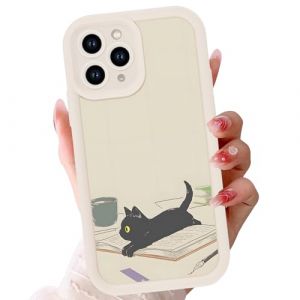 Omyzo Cute Coque pour iPhone 11 Pro 5,8", &Eacute;tui avec Anim&eacute; Mignon Chat Cartoon Motif Housse de Souple TPU Silicone Antichoc Protection Case pour Fille,Mignon (taotaochunlou, neuf)