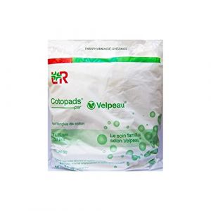 Cotopads Rectangles de Coton 8x10 cm - Sachet de 200 pi&egrave;ces (BIOSAMPLE, neuf)