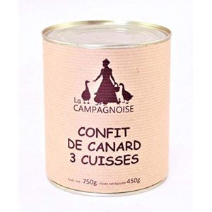 Confit de Canard 3 cuisses 750g / DIRECT PRODUCTEUR (LA CAMPAGNOISE, neuf)