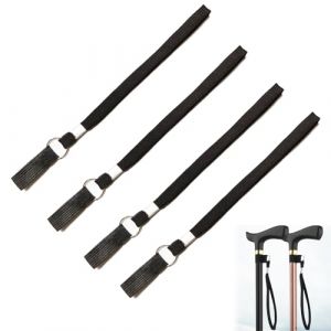Bracelets de Poignet pour Canne de Marche,Accessoires pour Béquilles de Randonnée,Dragonne pour Canne de Marche Portable,Accessoire pour Randonnée,Bracelet de Canne,Sangle de Béquille 4 Pcs Tokaneit (JUSSD, neuf)
