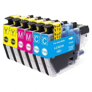 Jhaan LC3219XL 3219XL Cartouches d'encre Compatibles avec Brother LC3219 XL Compatibles avec MFC-J5330DW MFC-J5335DW MFC-J5730DW MFC-J5930DW MFC-J6530DW MFC-J6930DW MFC-J6935DW (Cyan, Magenta, Jaune) (Jhaan, neuf)