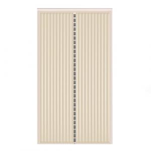 Cozomiz Isolant Thermique Isolation Porte avec Magn&eacute;tique Rideau De Porte Isolant Coton Rideau d'occultation Coupe-Vent Imperm&eacute;able Isolation Phonique Beige 110x210cm (Infinity Deal EU LLC, neuf)