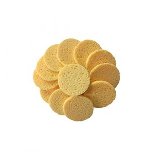 OFFIGAM Lot De 20 Disques D&eacute;maquillants Ronds En &Eacute;ponge Cellulose Compress&eacute;e 65 x 8 Mm Couleur Chair Pour Nettoyage Visage Doux Et Exfoliation Quotidienne (pristonswater, neuf)