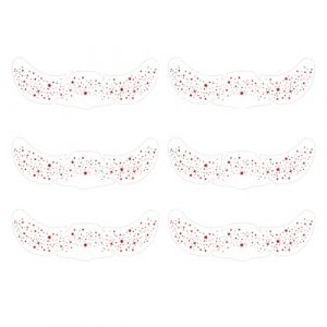 Autocollants temporaires pour le visage, taches de rousseur, autocollants temporaires à paillettes pour le visage - Patchs cosmétiques doux à paillettes - Accessoires de scène polyvalents pour femmes (vusintalu, neuf)